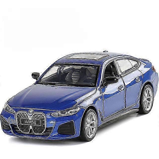 1:34 I4 M50 سيارة رياضية دييكاست سبائك معدنية نموذج سيارة صوت ضوء سحب مجموعة ألعاب أطفال هدايا