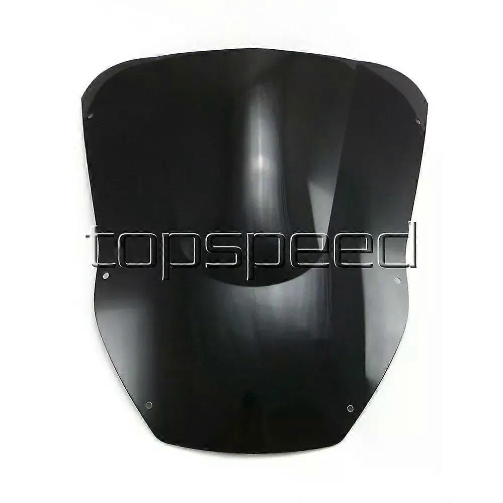 Motorcycle Windshield Windscreen compatible for Ninja ZX12R 2000-2001 Black MAXP