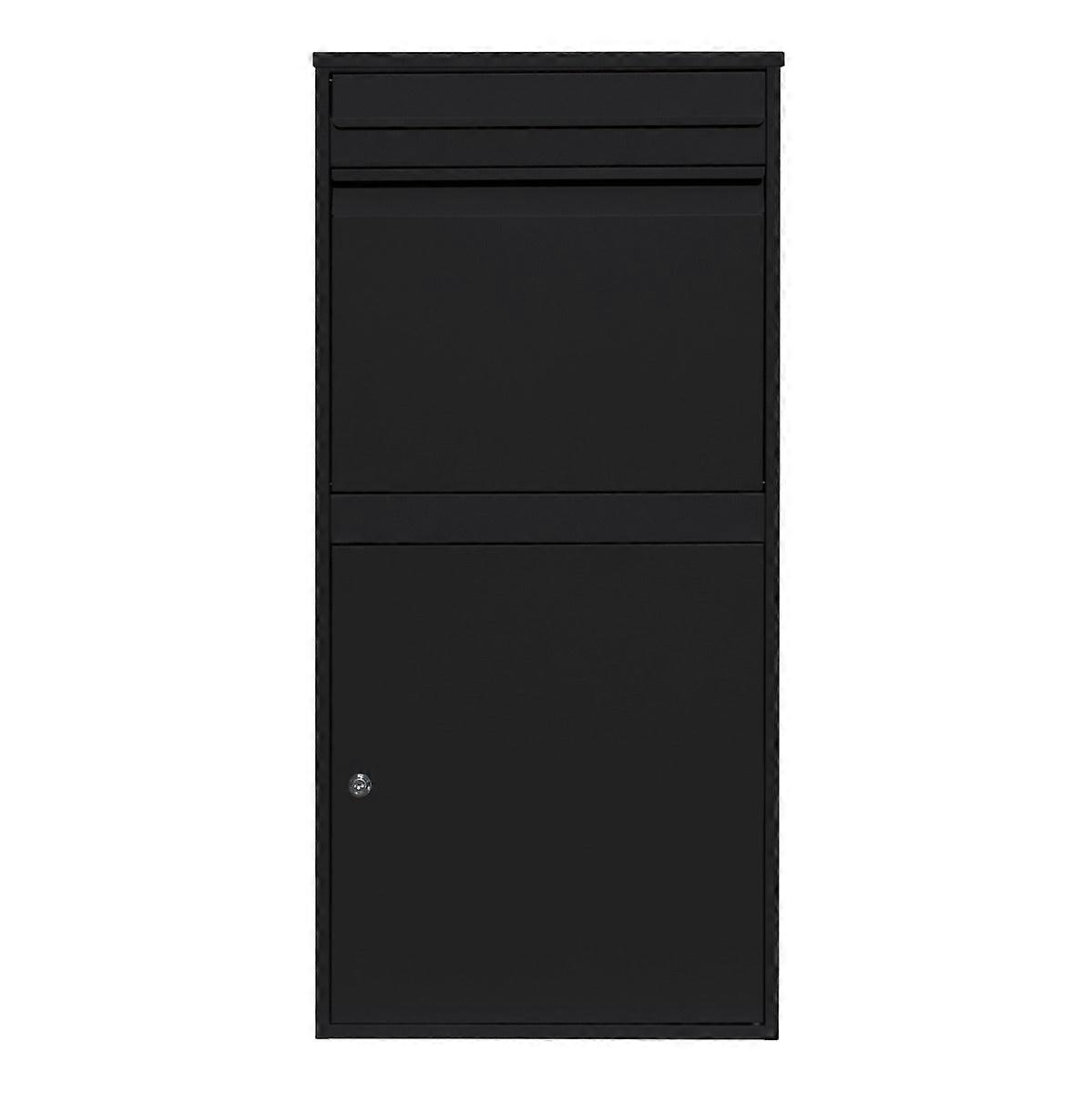 Cutie poștală neagră antifurt XL