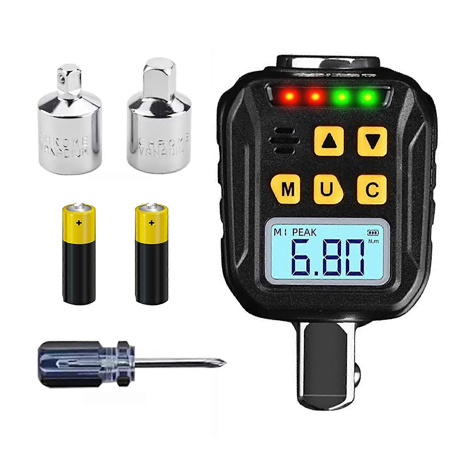 Digital Meter Digital Backlight Display Wrench Tester Two Working Modes Adjustable Four Units Switchable with Sound Light Alarm Function