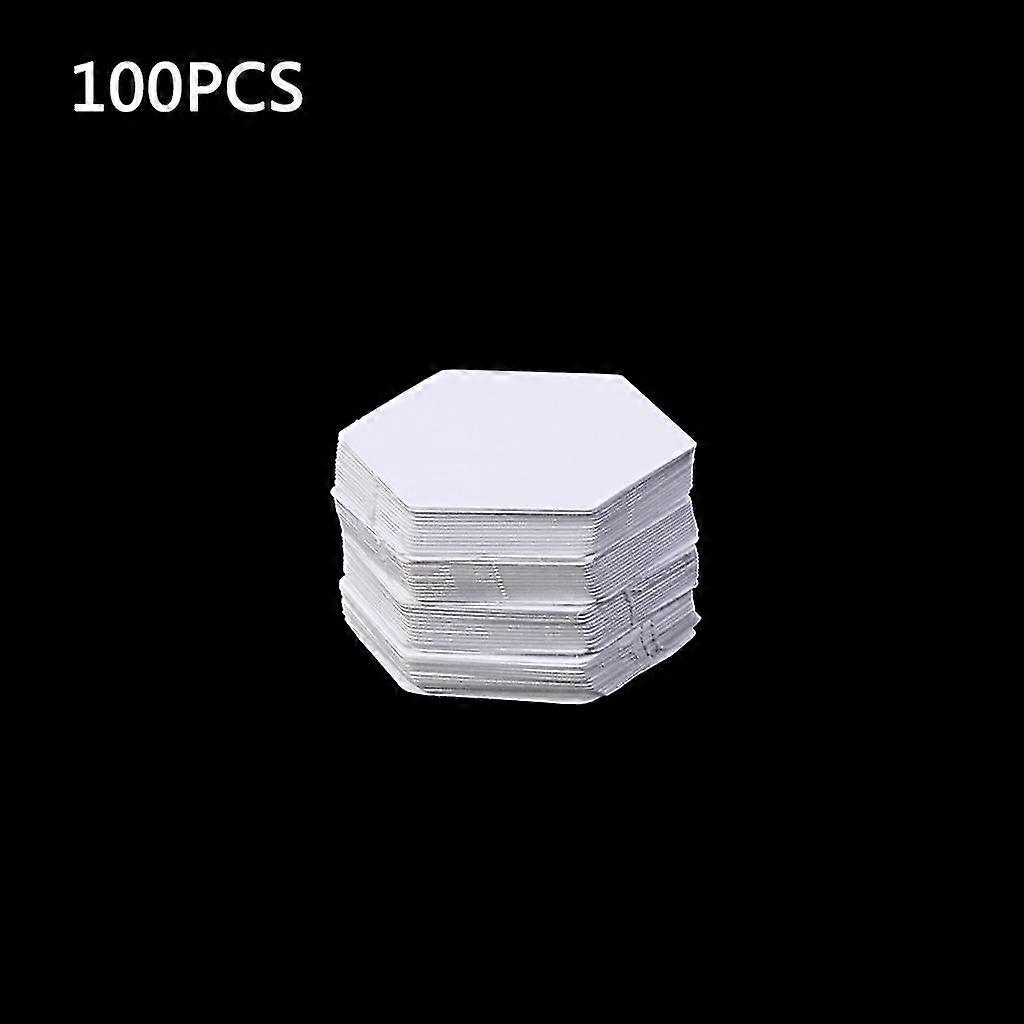 100Pcs Hexagon Templates for DIY Sewing, Patchwork Craft Tool Kit & Supplies