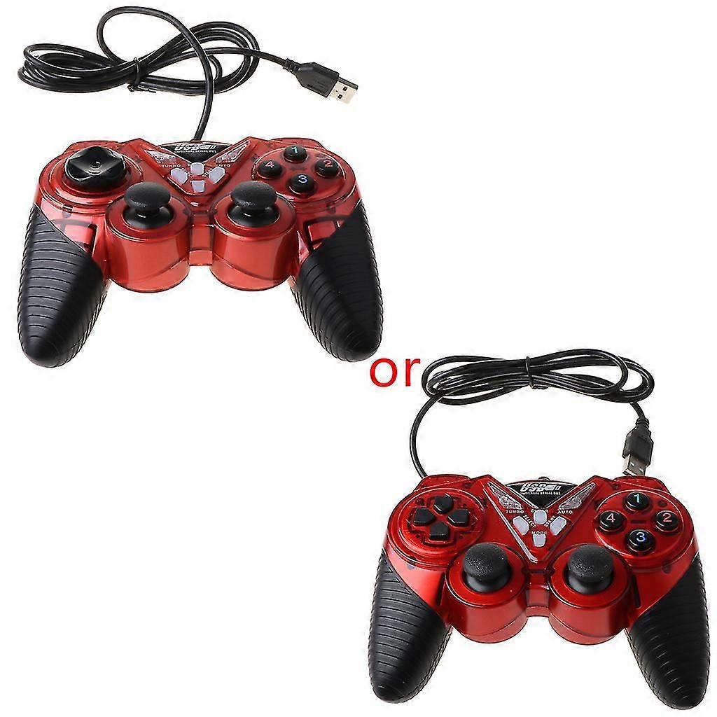 Usb Wired Game Controller Gamepad Joypad Laptop Pc Computer Accessories
