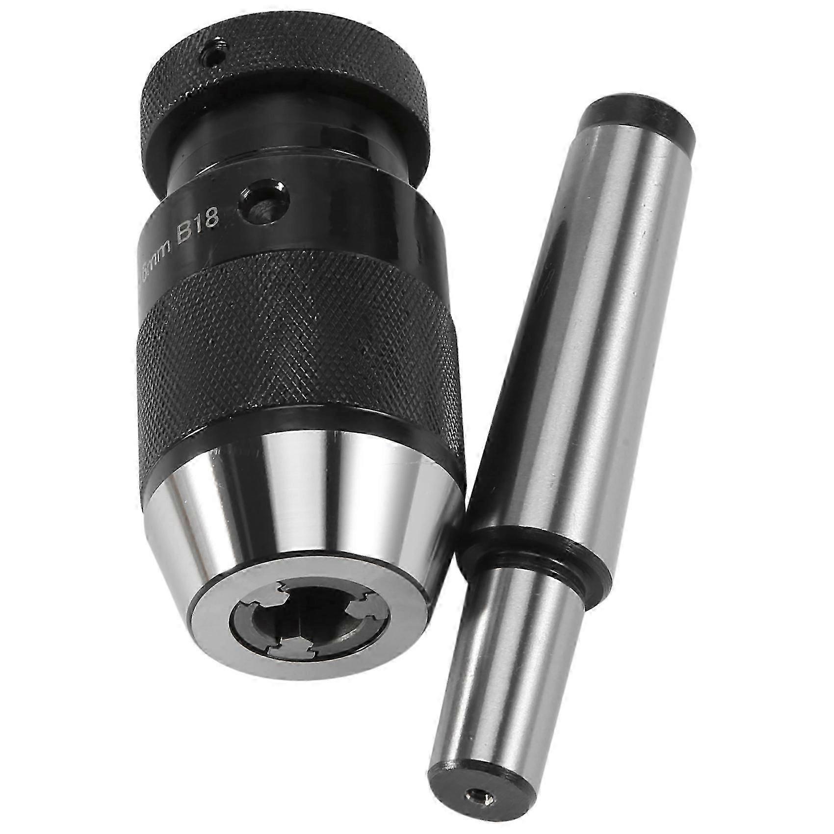 Keyless Drill Chuck 0.2-16 mm B18 + MT3 M12 DIN228A Morse Taper Arbor DS