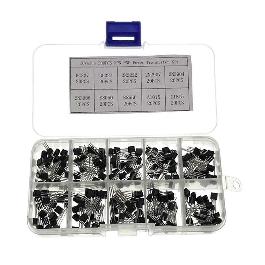 10Werte 200 STÜCKE NPN PNP Leistungstransistor Sortiment Sortiertes Set BC327 BC337