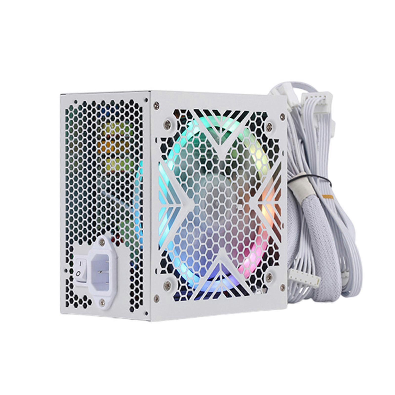 Efficient PC Power Supply 650W-850W 12CM Quiet Operating Fan And Dynamic Color Lights Effect Fashionable and Efficient