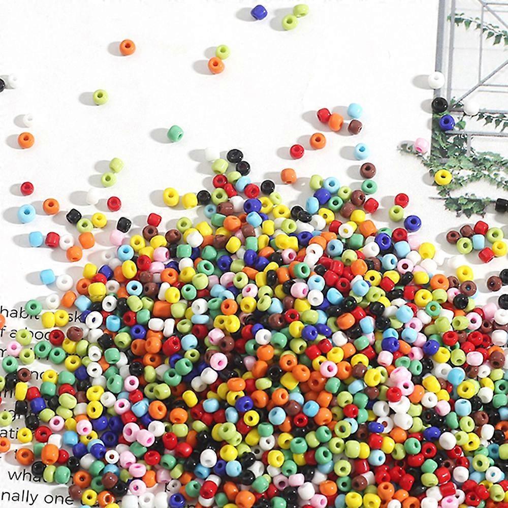 1000PCS 2mm R-ainbow DIY Multicolors Ball Beads for Crafting String Present Gift