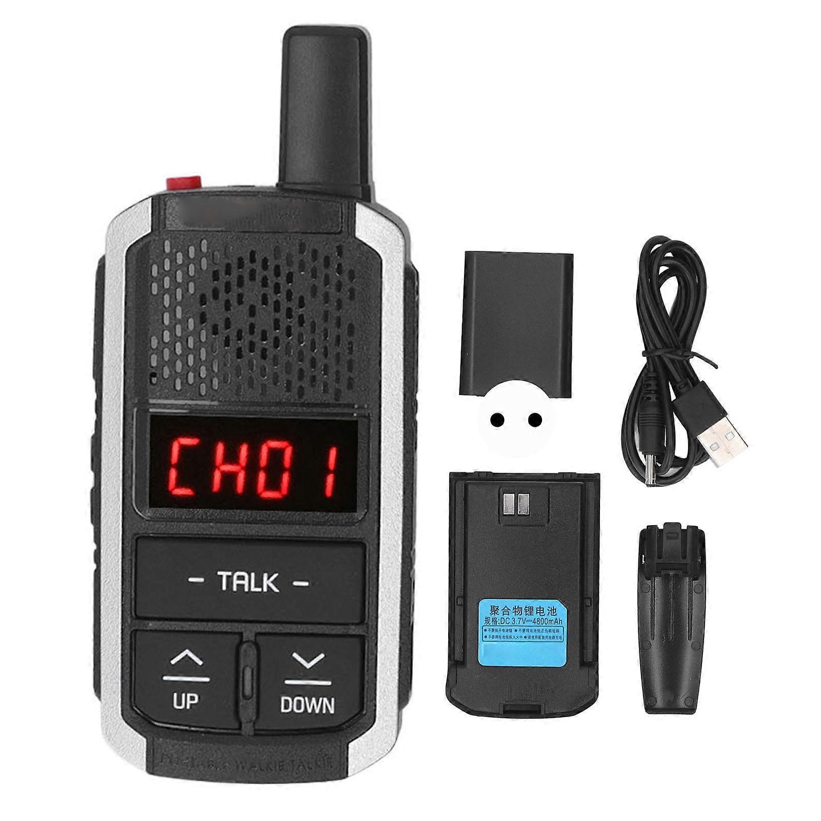 Mini Walkie Talkies: Rechargeable, 16 Channels, Long Range, Lightweight, Secure Communication
