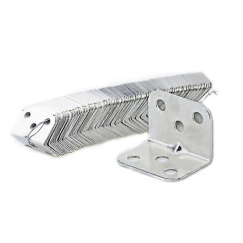 Jeu de 30 supports d’angle en forme de L en acier inoxydable
