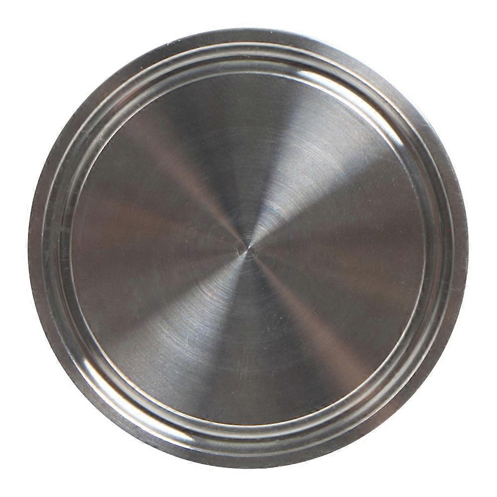 נירוסטה עיוור אוגן אביזרי אוגן מהיר כובע קצה סניטרי (2.51 אינץ')