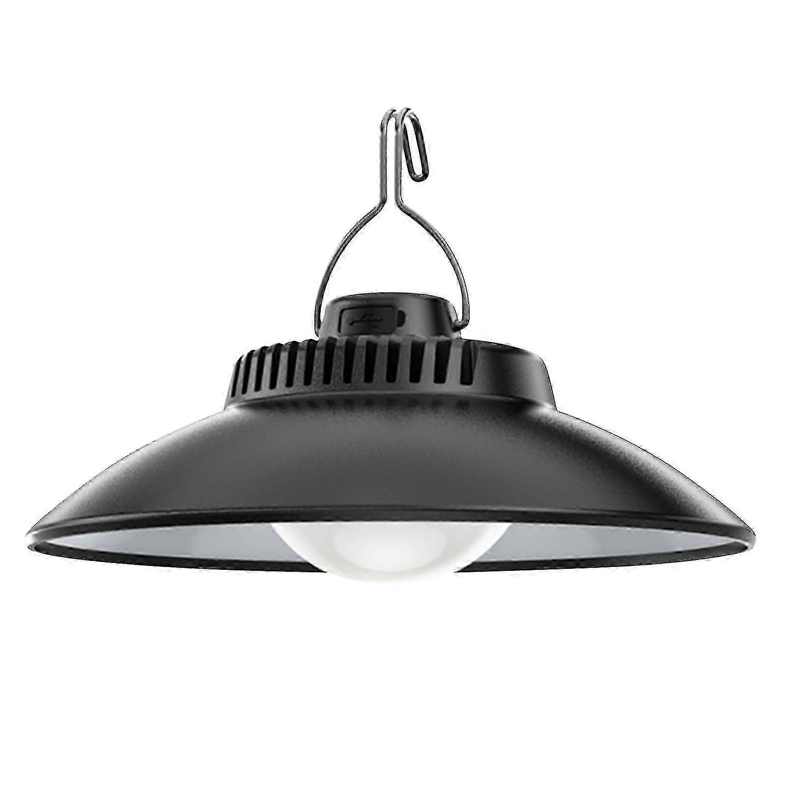 LED Camping Lamp with Hook Built-in Battery Warm Light