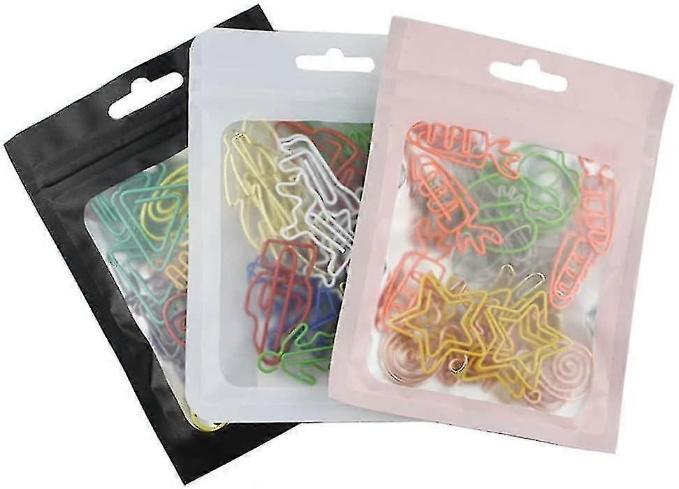 Cute Metal Paper Clips,3 Pack