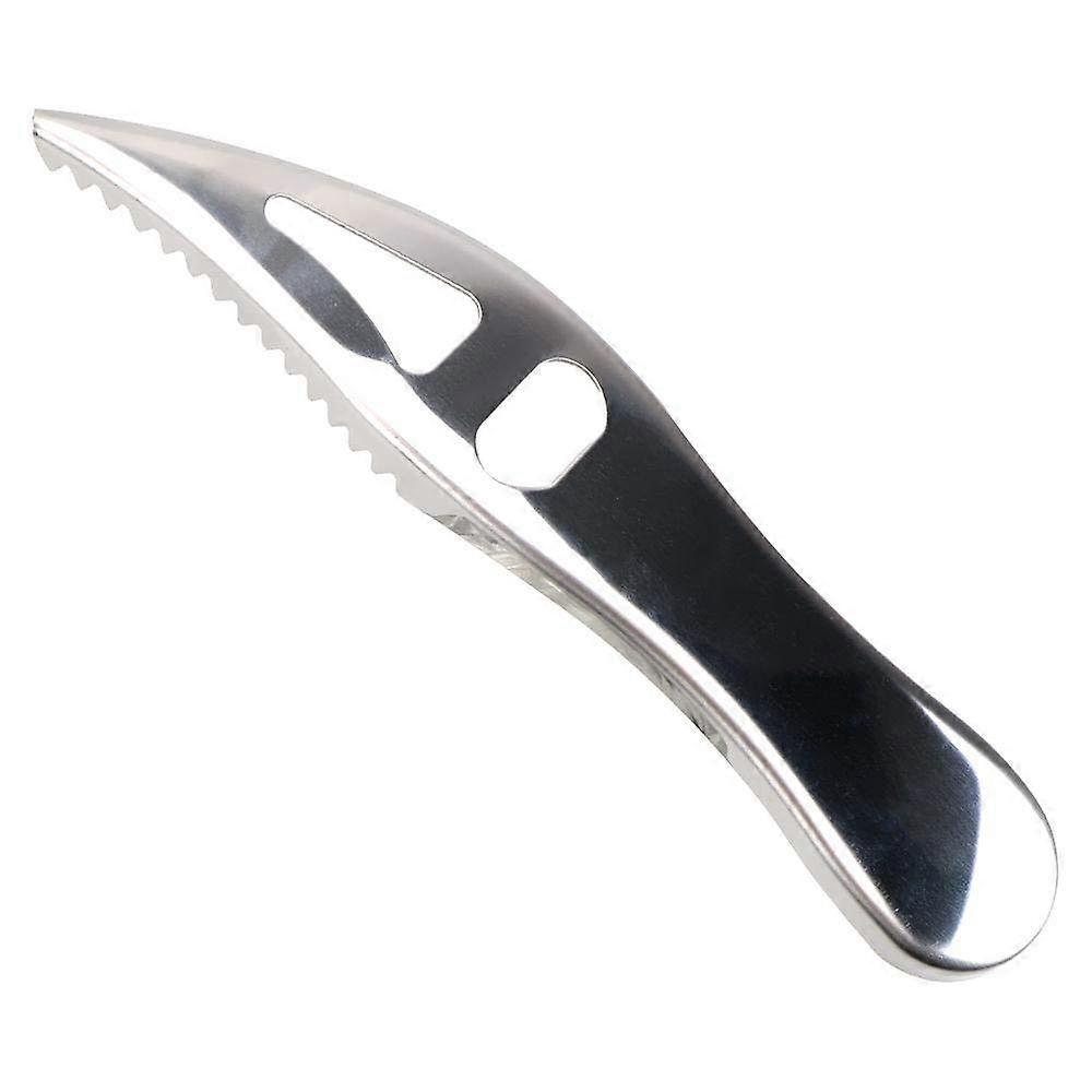 Fish Scale Scraper Stainless Steel Fish Scaling Tool Set - Portable 3-Piece Fish Cleaner Brush for Easy Scale Removal