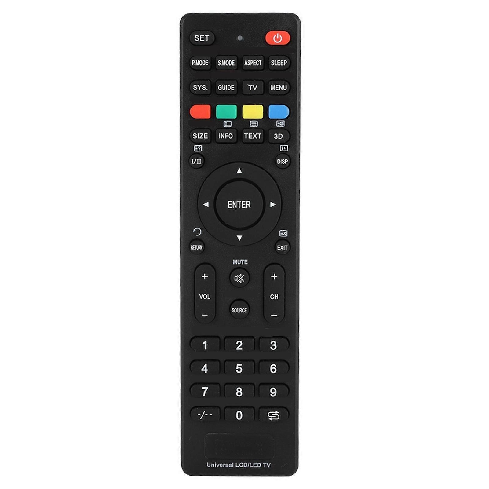 Universal LED TV Remote Control Compatible with Sharp Sony Panasonic Smart TVs Long Range Durable
