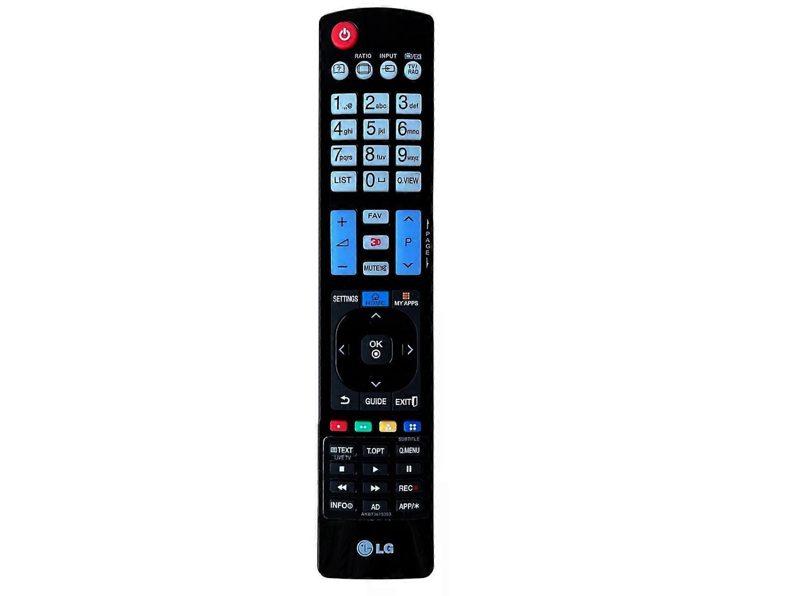 LG AKB73615303 Original Remote Control - Αντικαθιστά επίσης AKB73615302 AKB73615361 AKB73615362 AKB69680403 AKB72914046 AKB73615397