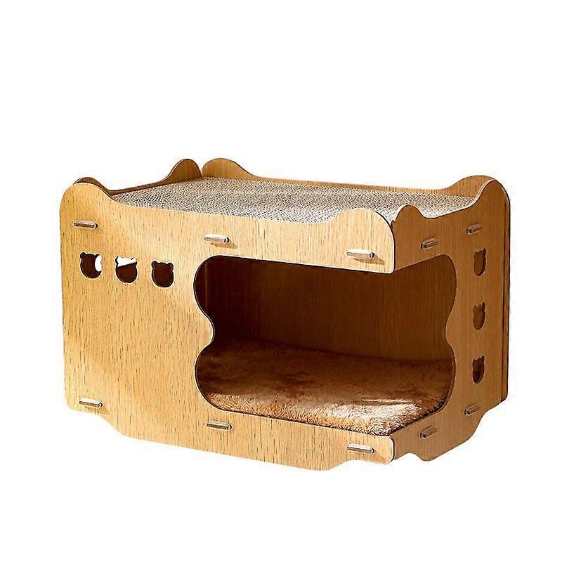 Wood cat house cat nest cat catch board