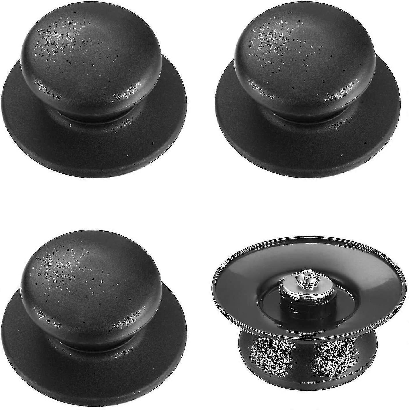 4 Pcs Pot Lid Knob, Universal Replacement Pan Lid Cover Knobs, Kitchen Cookware Knob Handle, Bakelite Circular Handgrip Knobs