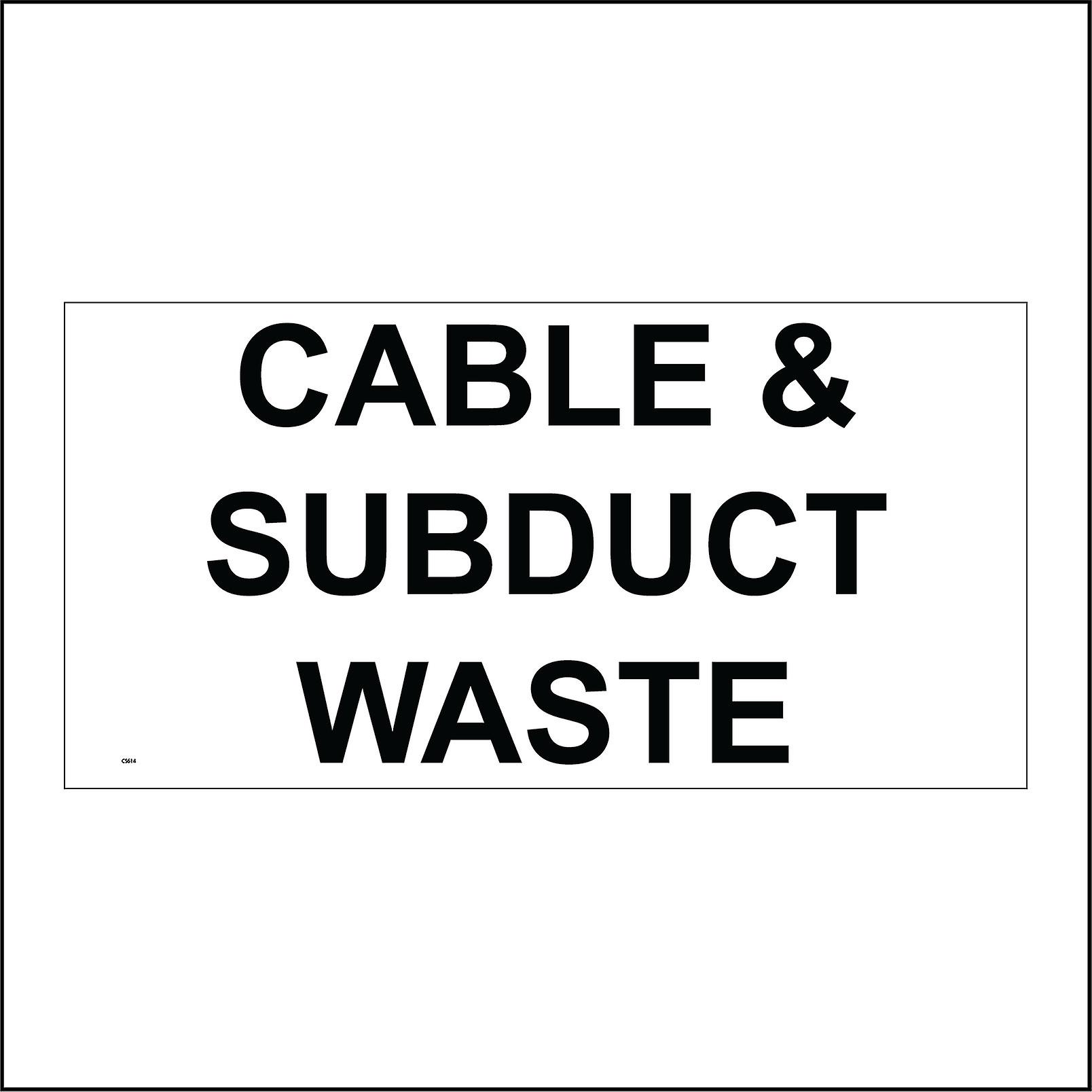 CS614 Cable And Subduct Waste Sign Wires Pipes Environmental Ventilation Air
