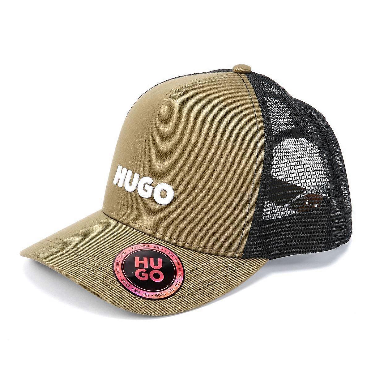 Boss Marsel Trucker Cotton Men's Brown Caps