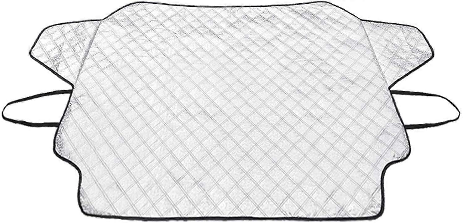 HEHUI Car Windshield Snow Cover, 4-Layer Protection for Snow, Ice, Frost, UV Defense, Universal Fit, All Weather