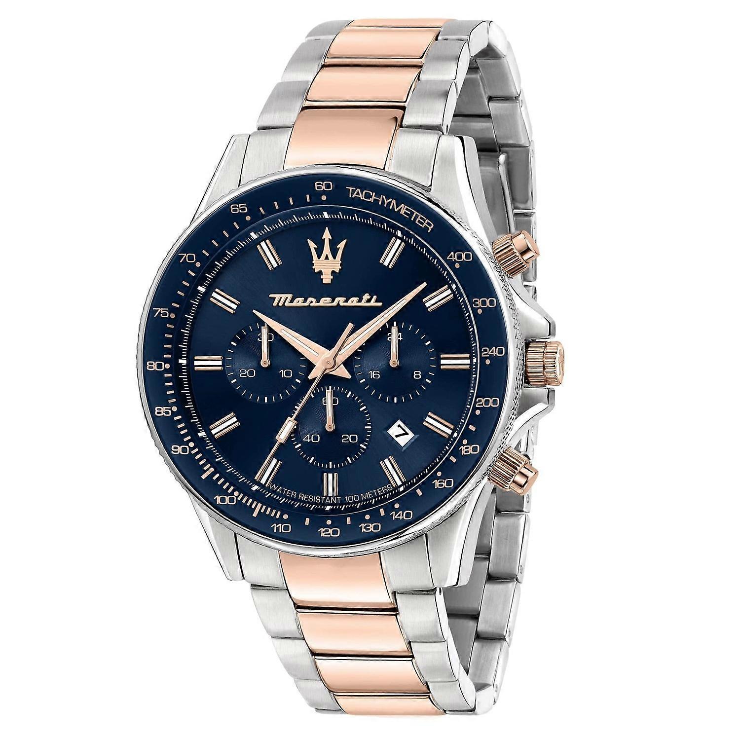 Maserati Sfida Two Tone Chronograph  Watch
