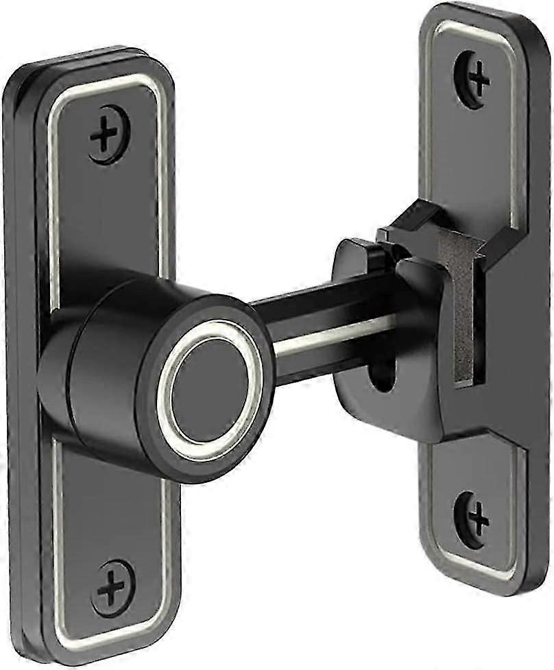 Heavy Duty Gate Latches 90 Degree Right Angle Barn Door Lock AntiTheft Sliding