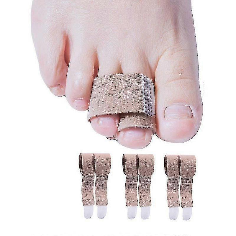 6-pack Of Hammer Toe Straighteners For Straightening Hammer Toes, Broken Toes, Crooked Toes And Overlapping Toes