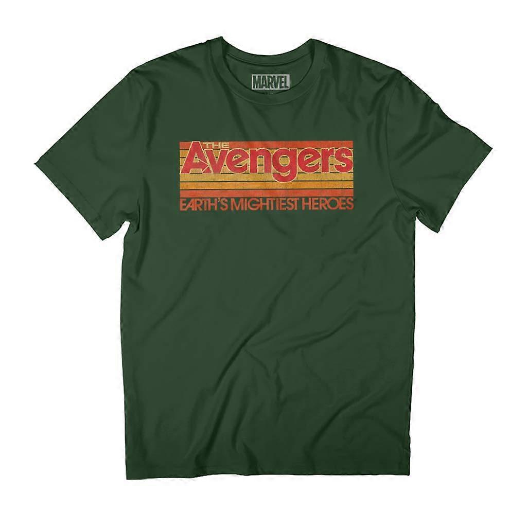 Marvel Retro Distressed The Avengers Mightiest Heroes Men's T-Shirt