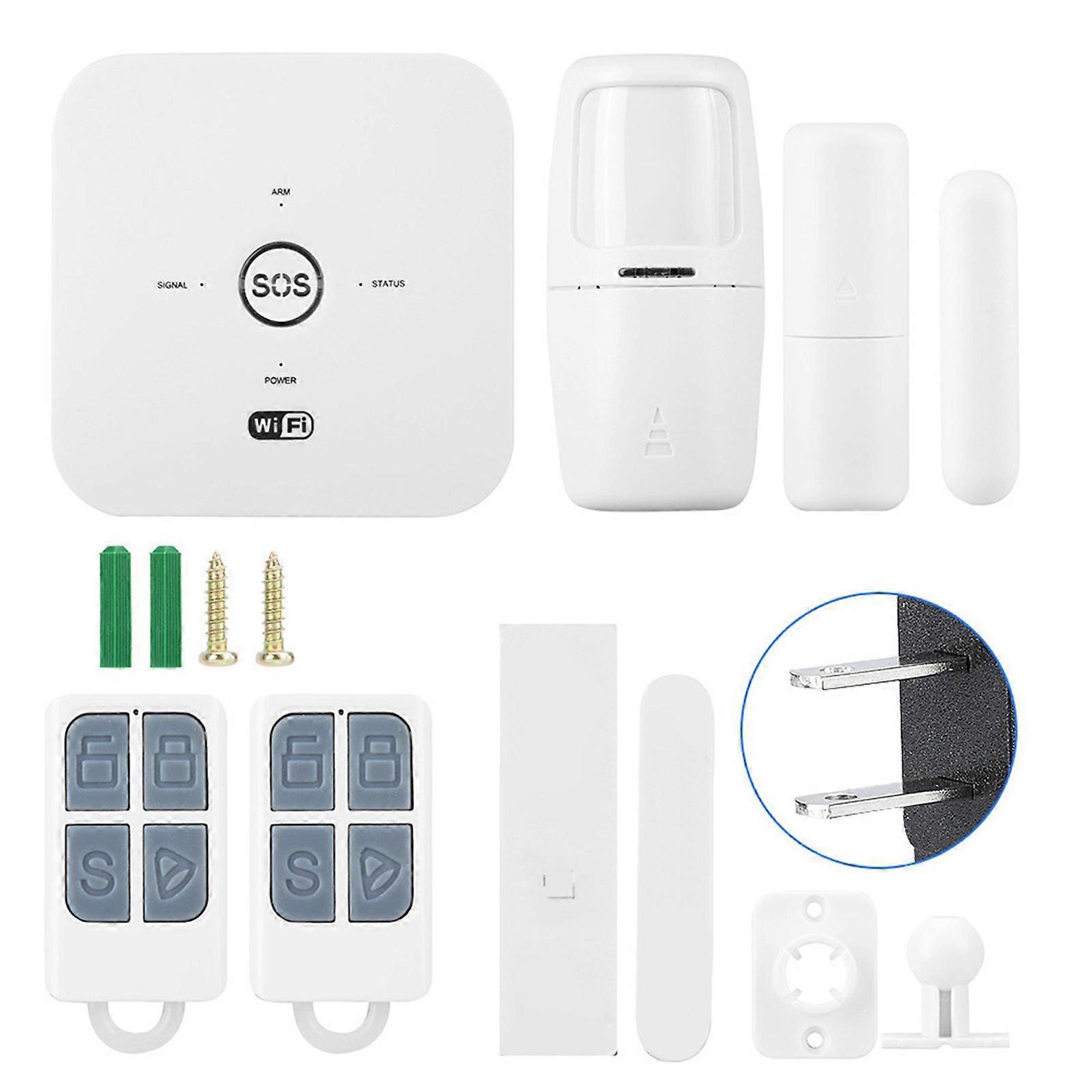Smart Home Security Alarm System - WIFI GSM, Wireless Infrared, SOS, Auto Control