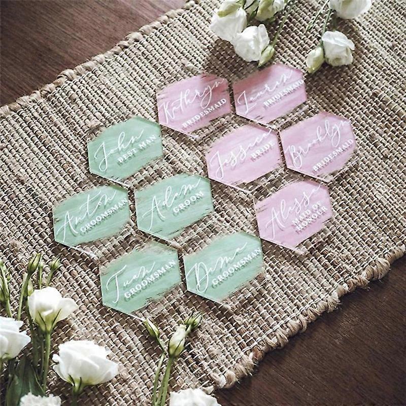 Table Place Card Wedding Seating Cards Guest Names Tag Invitation