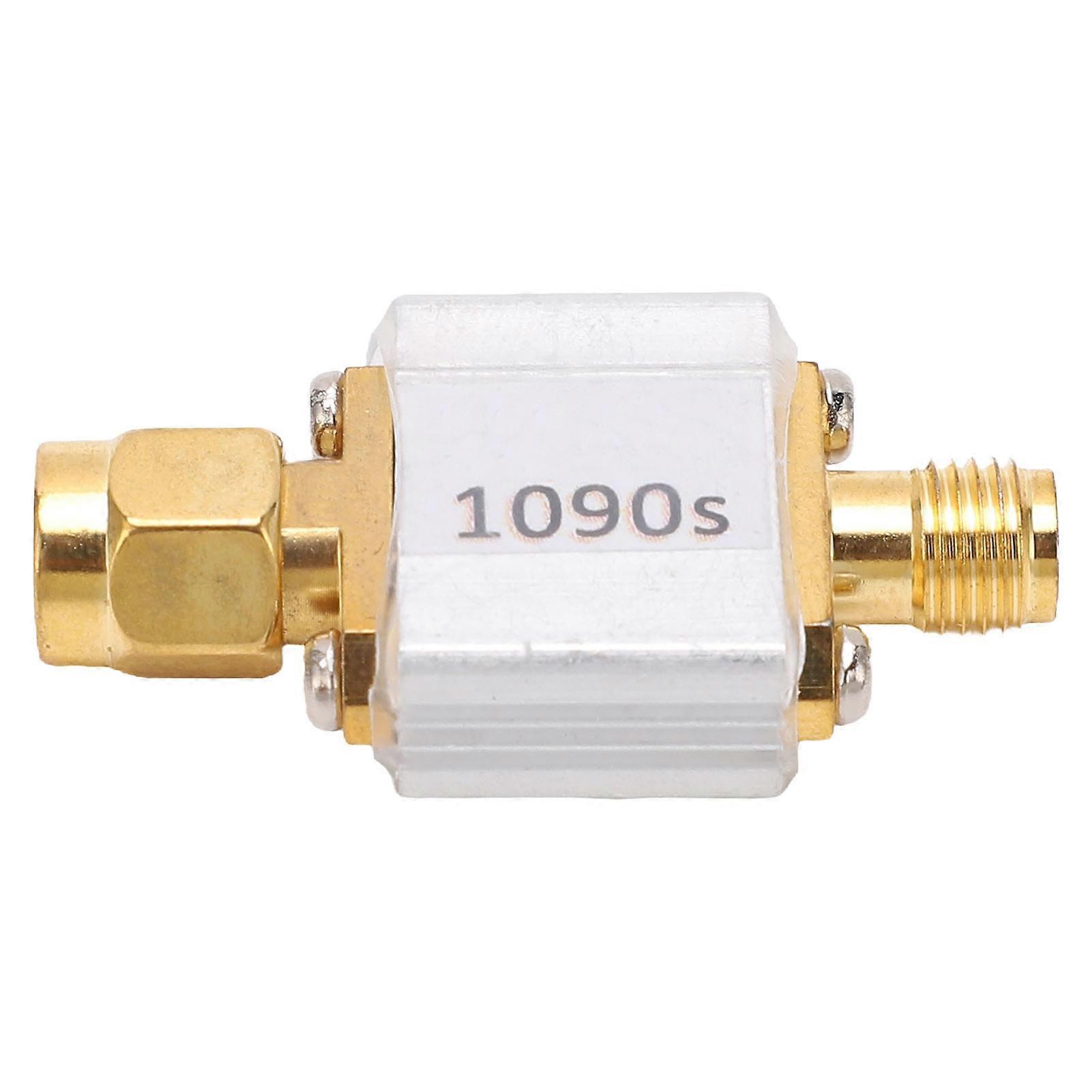 1090MHz Bandpass Filter 50Ohms Impedance Aluminum Alloy SAW Bandpass Filter Replacement