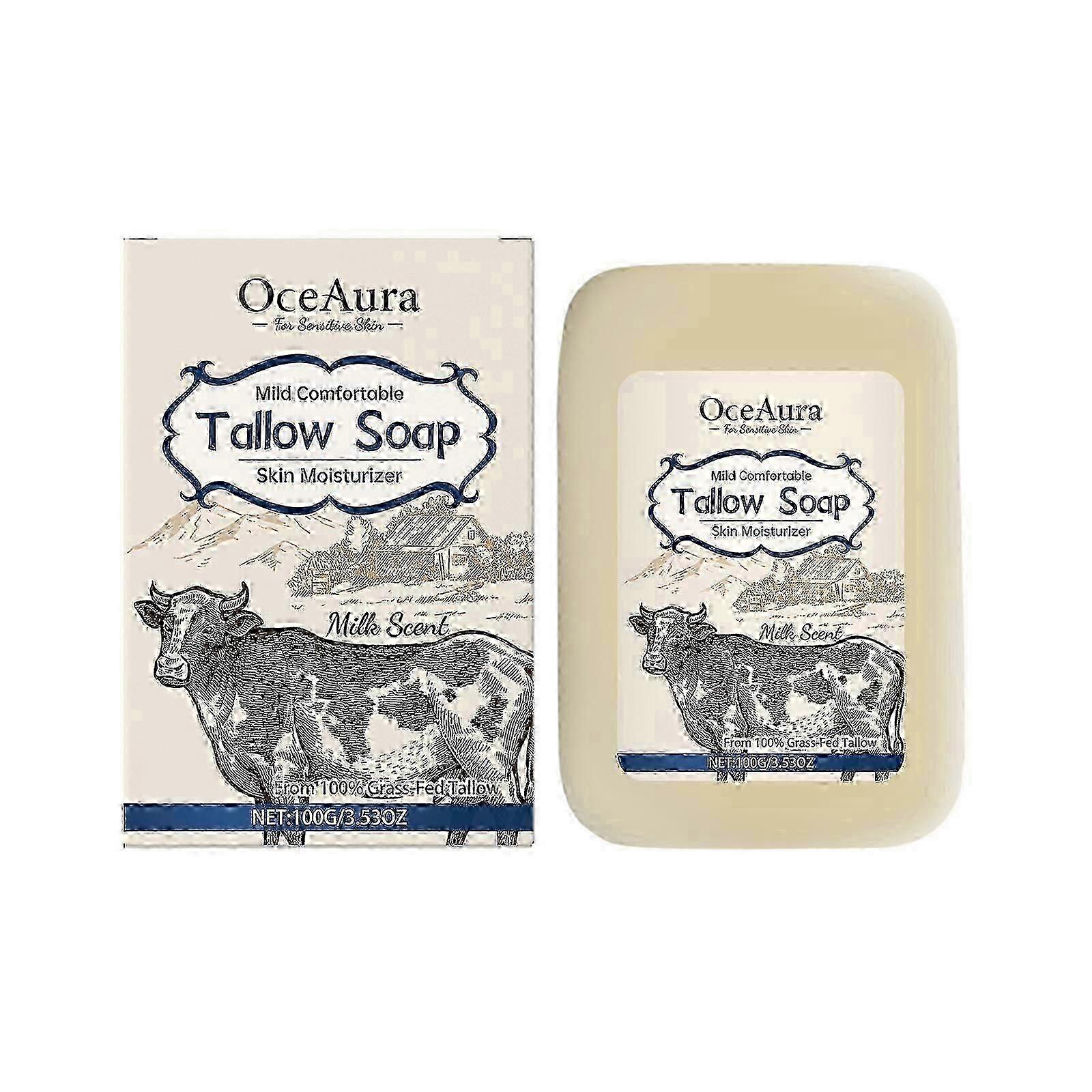 Tallow Soap Gently Cleanses And Moisturizes All Over The Skin