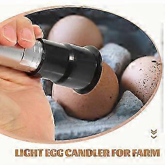 Incubator Egg Detector Professional Egg Candling Lamp Flash Light Egg Candler for Farm