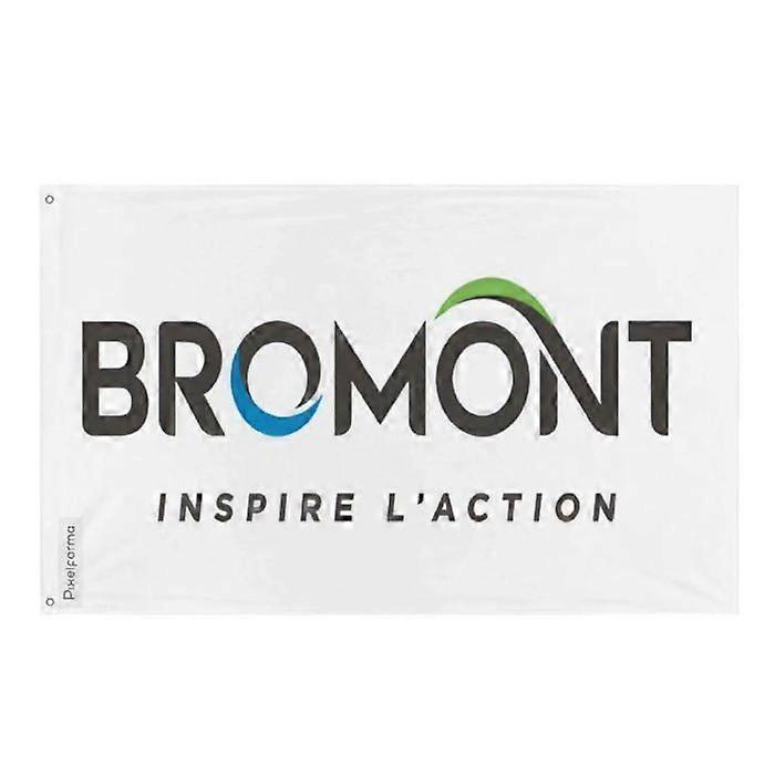 Flag - Bromont - 192 x 288 cm - Polyester - Double-sided print - Iron grommets