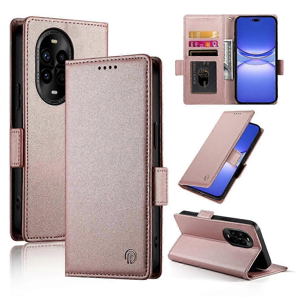 Side Buckle Magnetic Frosted Leather Phone Case