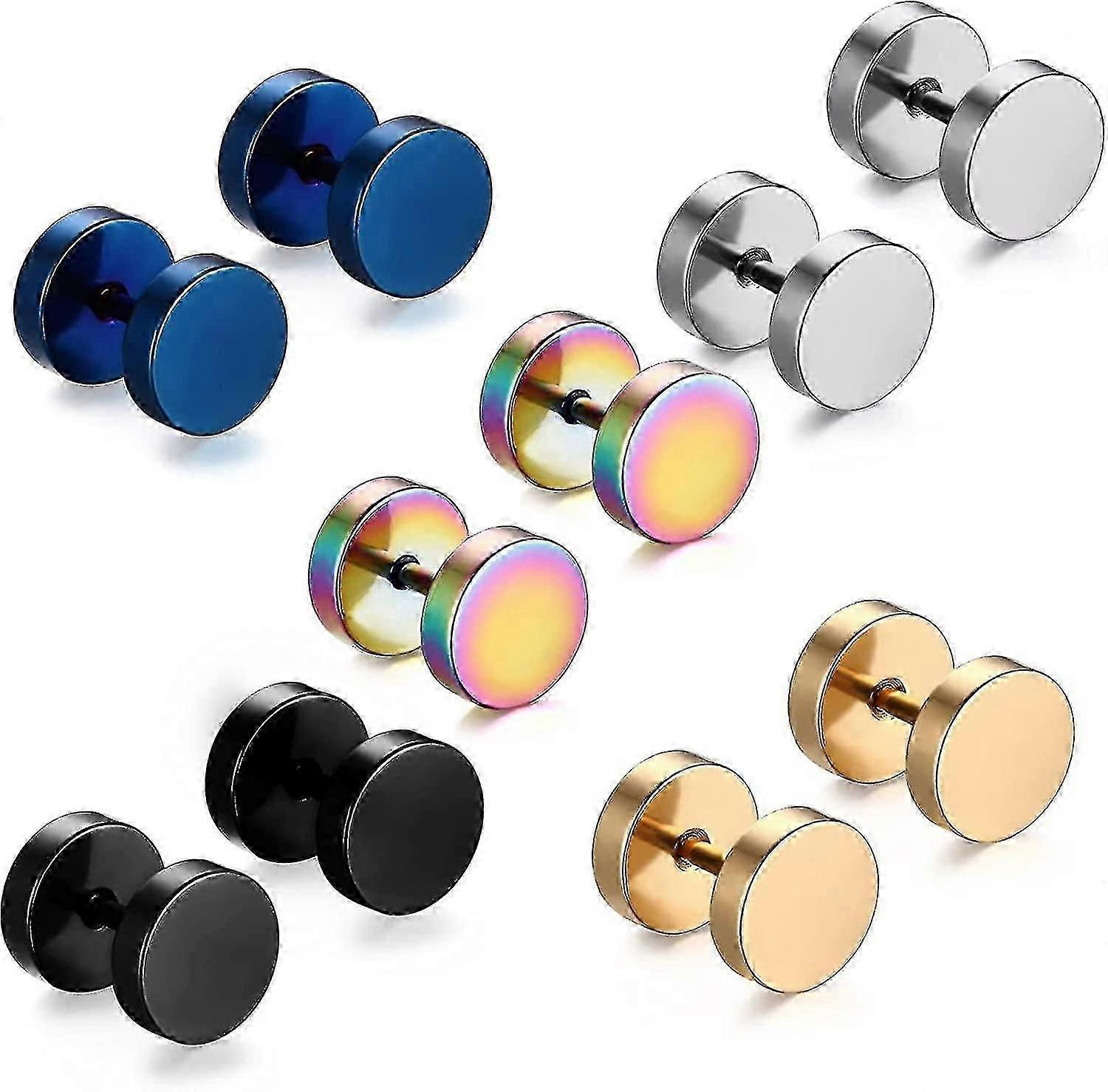 5 Paar Edelstahl Ohrstecker ...