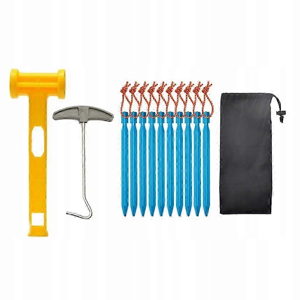 10x Campingzelt Abdeckplane mit Metall