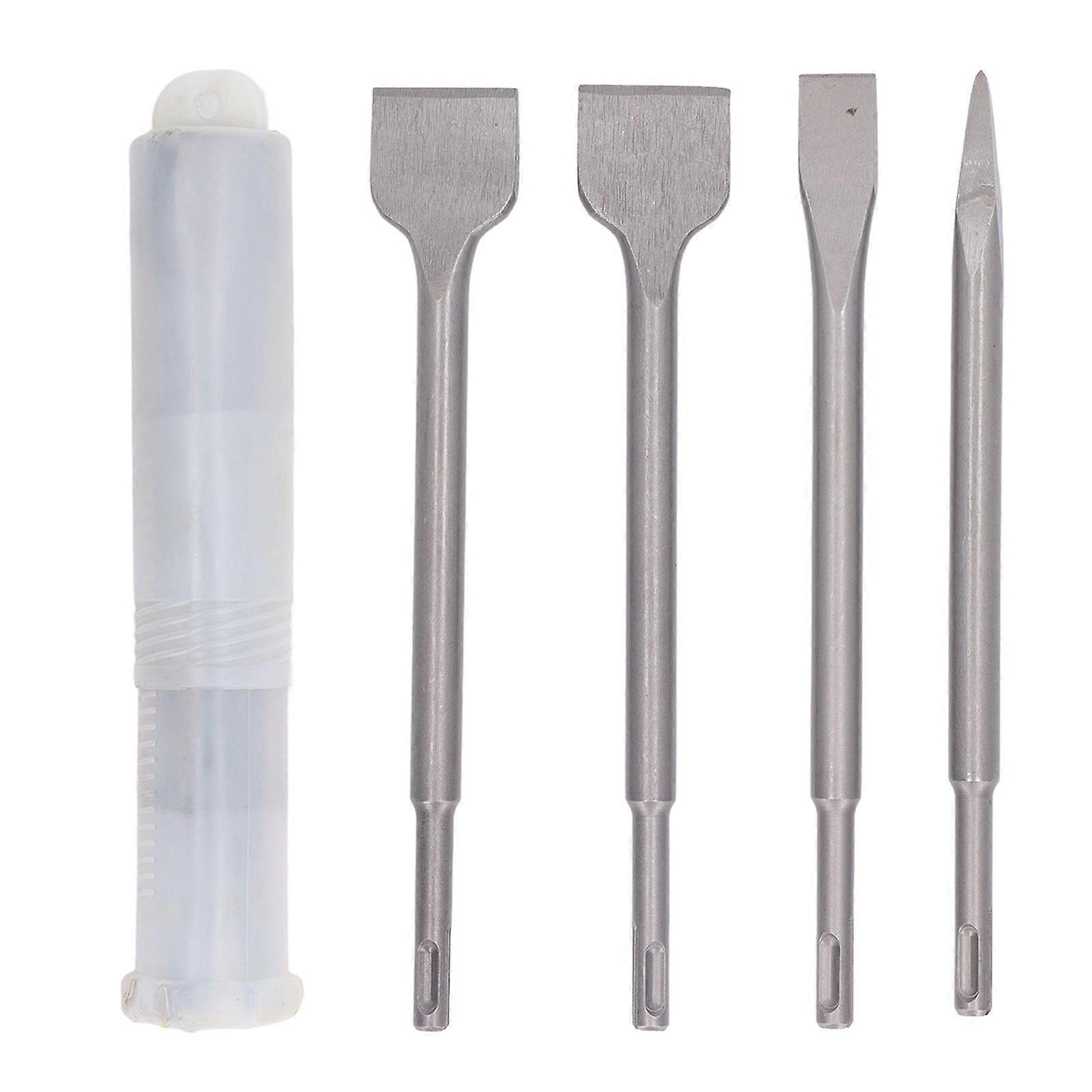 High quality Round handle four-piece electric hammer chisel round handle pointed flat chi
