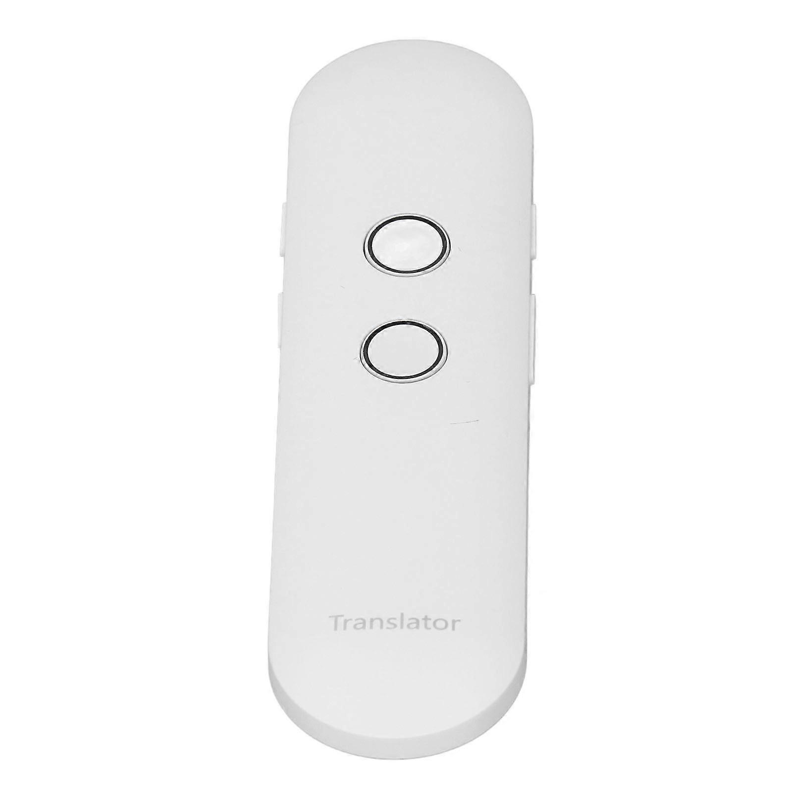 Language Translator Device Support 97 Languages Two Way Real Time Text Photo Voice Translation Stick Translator Pen for Travel White