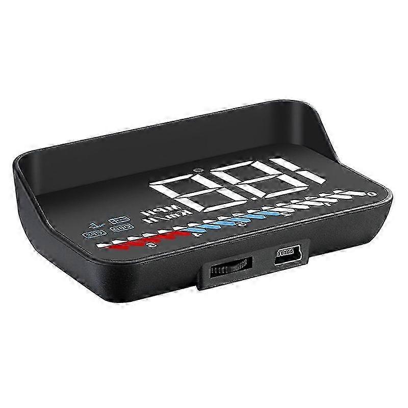 Car Universal HUD Up Display OBD II/GPS Interface,Vehicle Speed MPH Overspeed Warning System