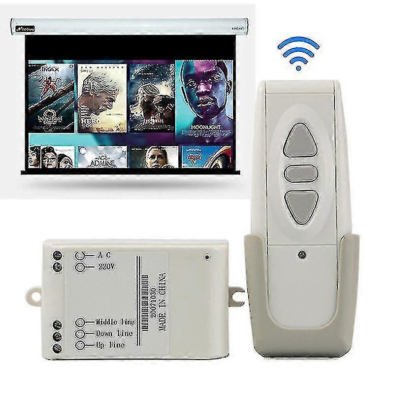 220v Universal Projector Screen Wireless Remote Control Electric Screen Controller--hao