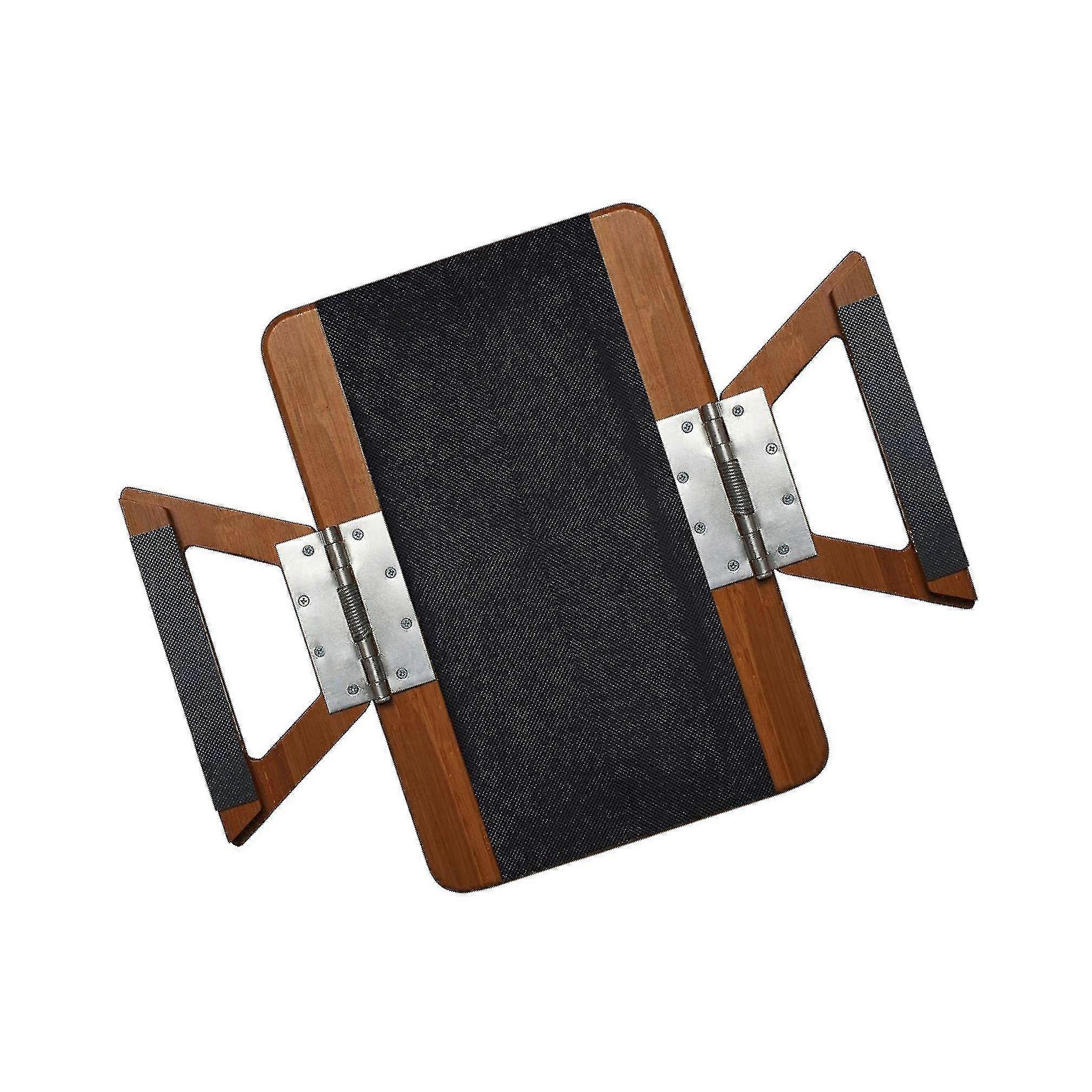 Sofa Armrest Clip-On Tray - Portable TV Table for Breakfast - Deep Brown