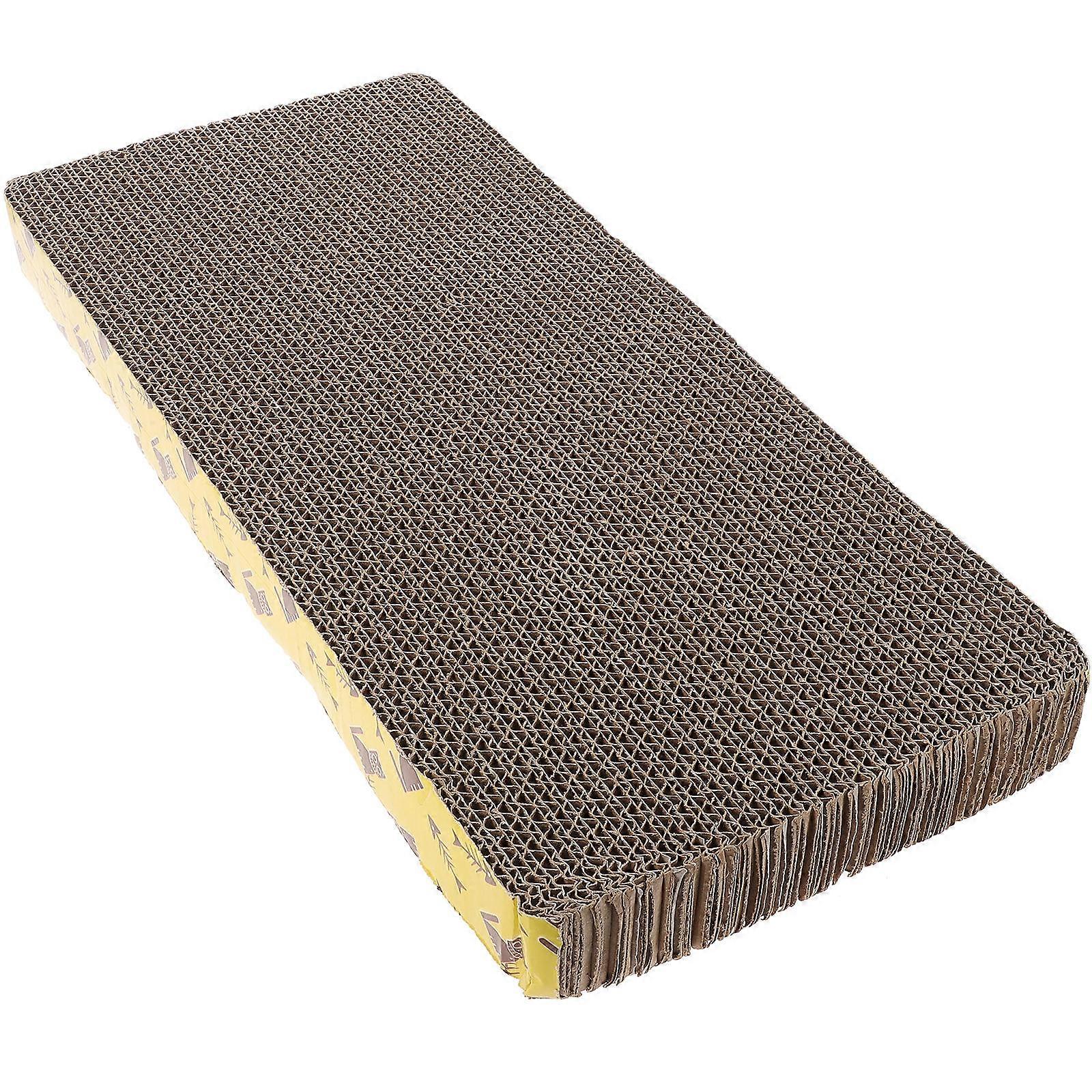 Durable Corrugated Cat Scratcher Board for Indoor Cats – Multi Functional Scratch Pad for Playing and Resting with Safe and Sturdy Design to Protect