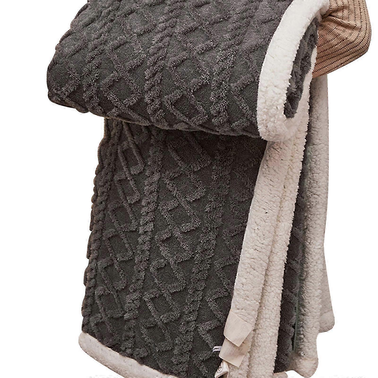 Faux Fur Throw Blanket Super Soft Cozy Plush Fuzzy Shaggy Blanket for Couch Sofa 2025