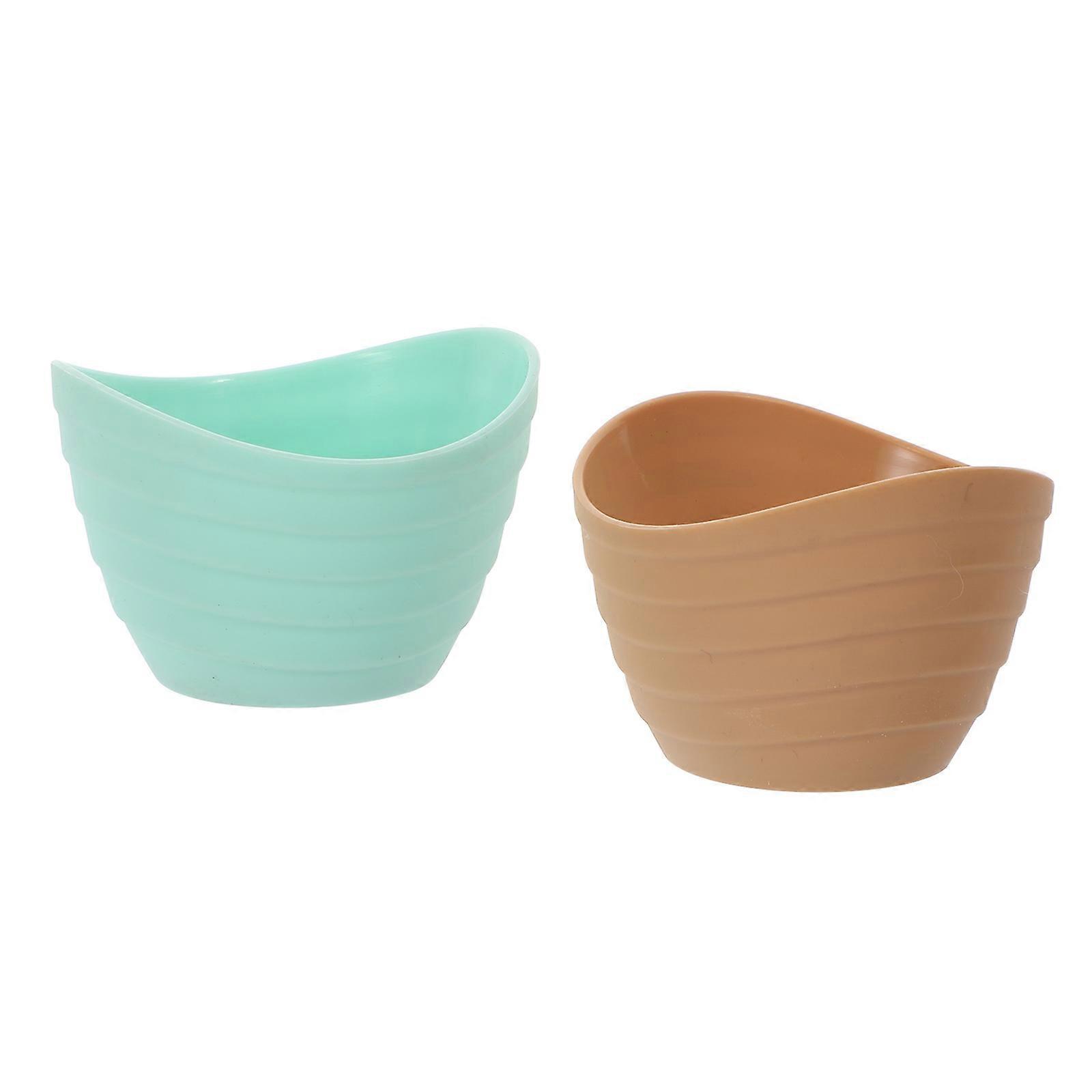 Baking Utensils Measuring Cups Spoons Kitchen Use Random Color Silicone Material Baking Tool 2Pcs