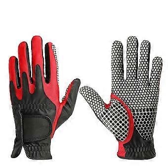 Left-Handed Golf Gloves XL with Anti-Slip Grip, Shock-Absorbing and Breathable
