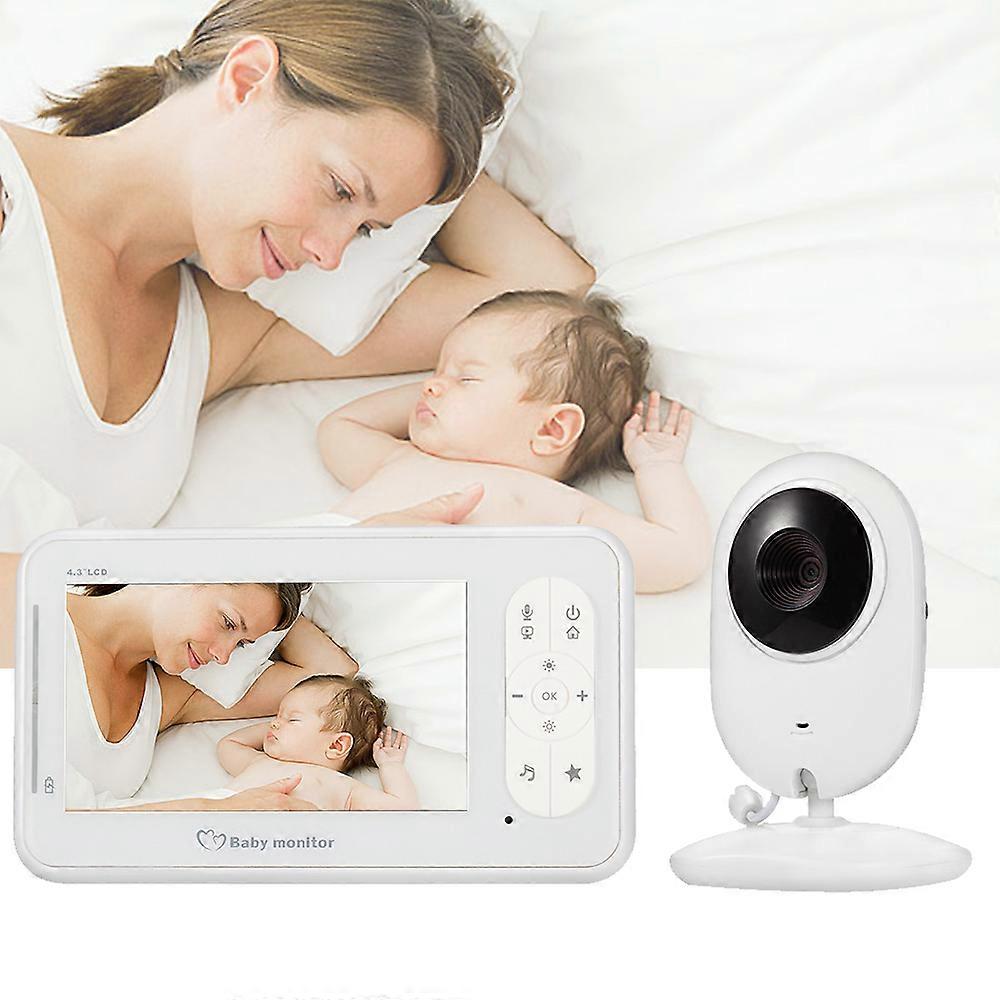 4.3" Wireless Video Baby Monitor with 2-Way Talk, Night Vision, VOX, Temp Display
