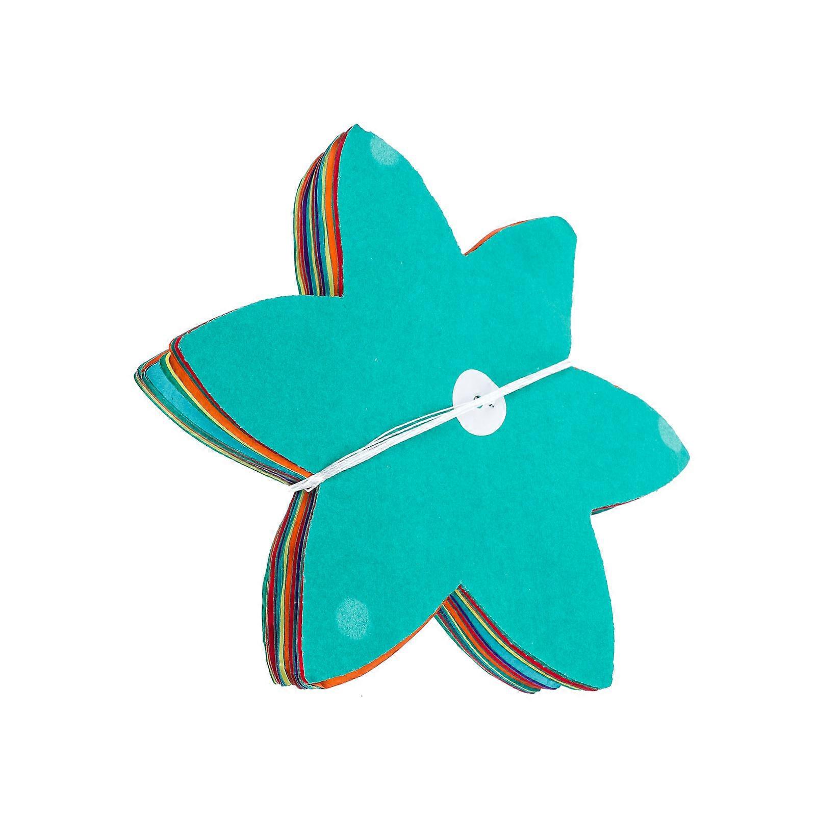 Hawaiian Theme Banner Summer Party Decorative Background String Flag Assorted Color 300.00X19.00X16.00CM 1Pc