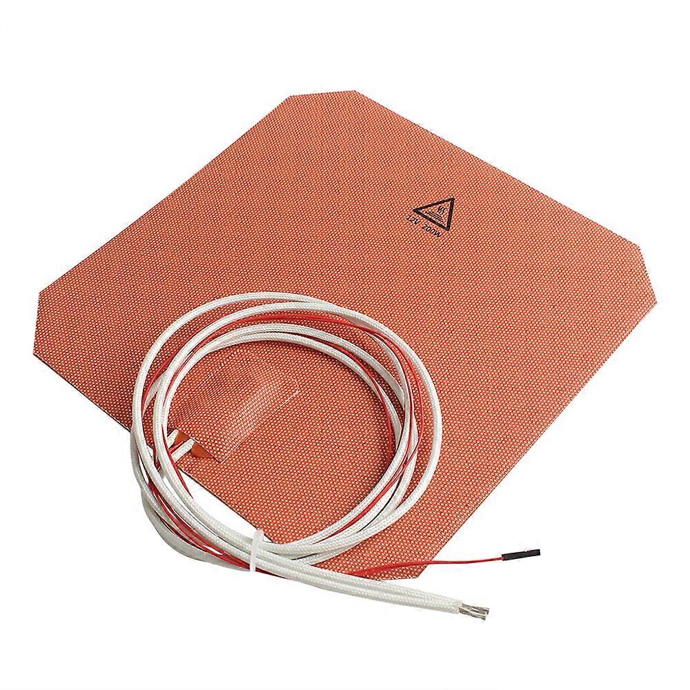 3D Printer Accessory Silicone Heater Pad 12V 200W Heating Mat 220x220mm Heated Bed with Thermistor Compatible with Anycubic Mega 3D Printer