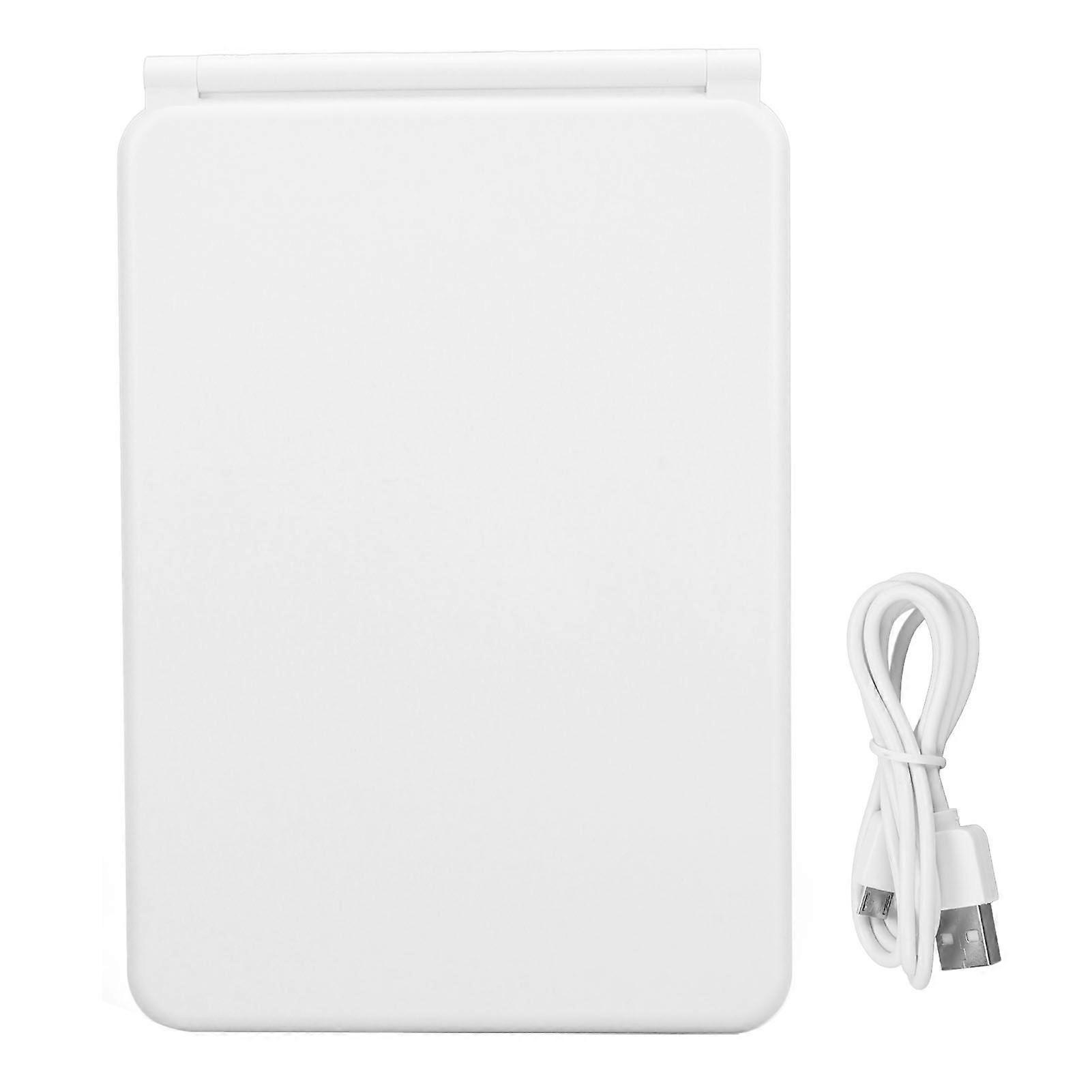 2025 Latest Model Lighted Makeup Mirror White Rechargeable ABS Housing Adjusta...