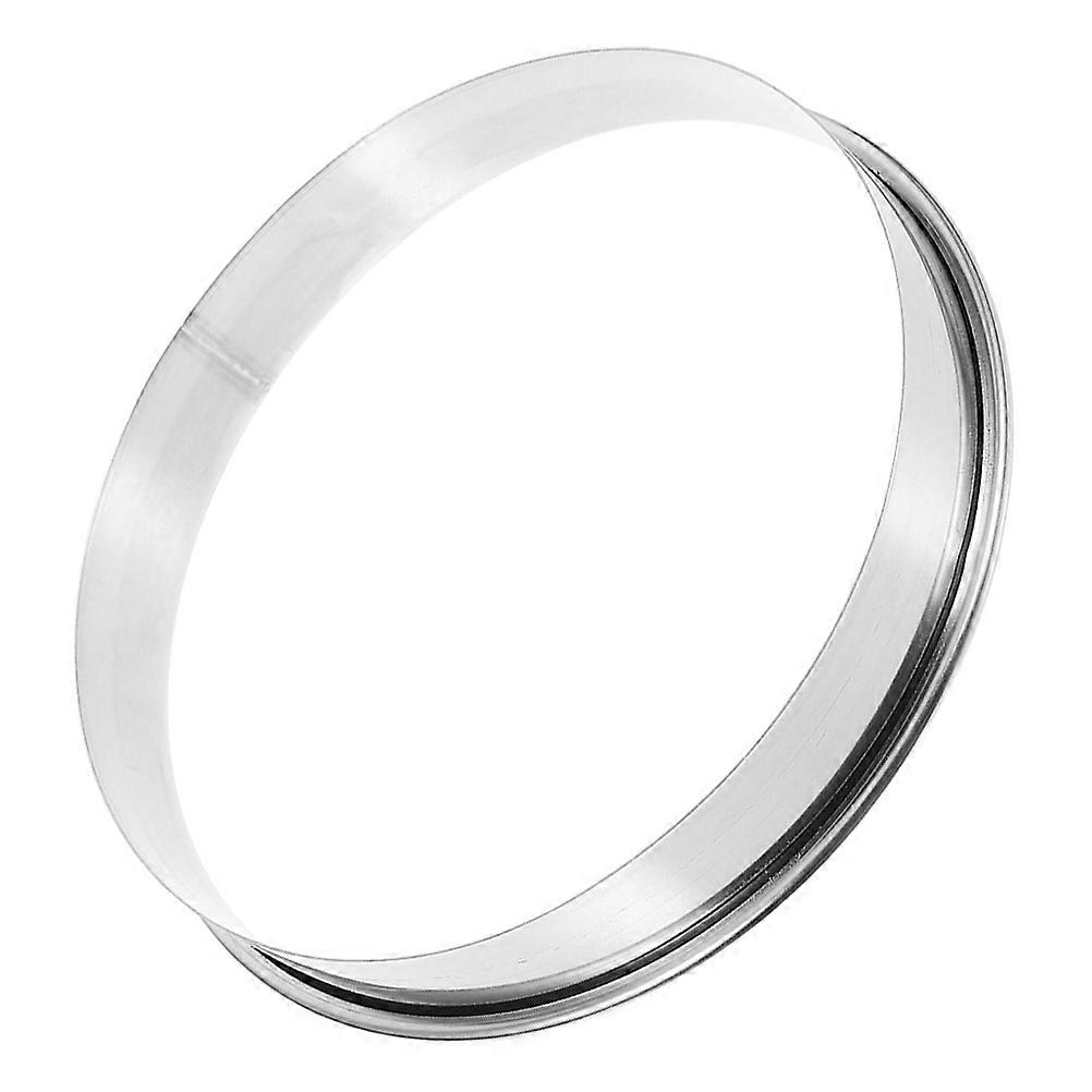 Even Distribution Baking Tool Stainless Steel Pizza Saucing Ring for Home Cooks and Baking Enthusiasts 1Set